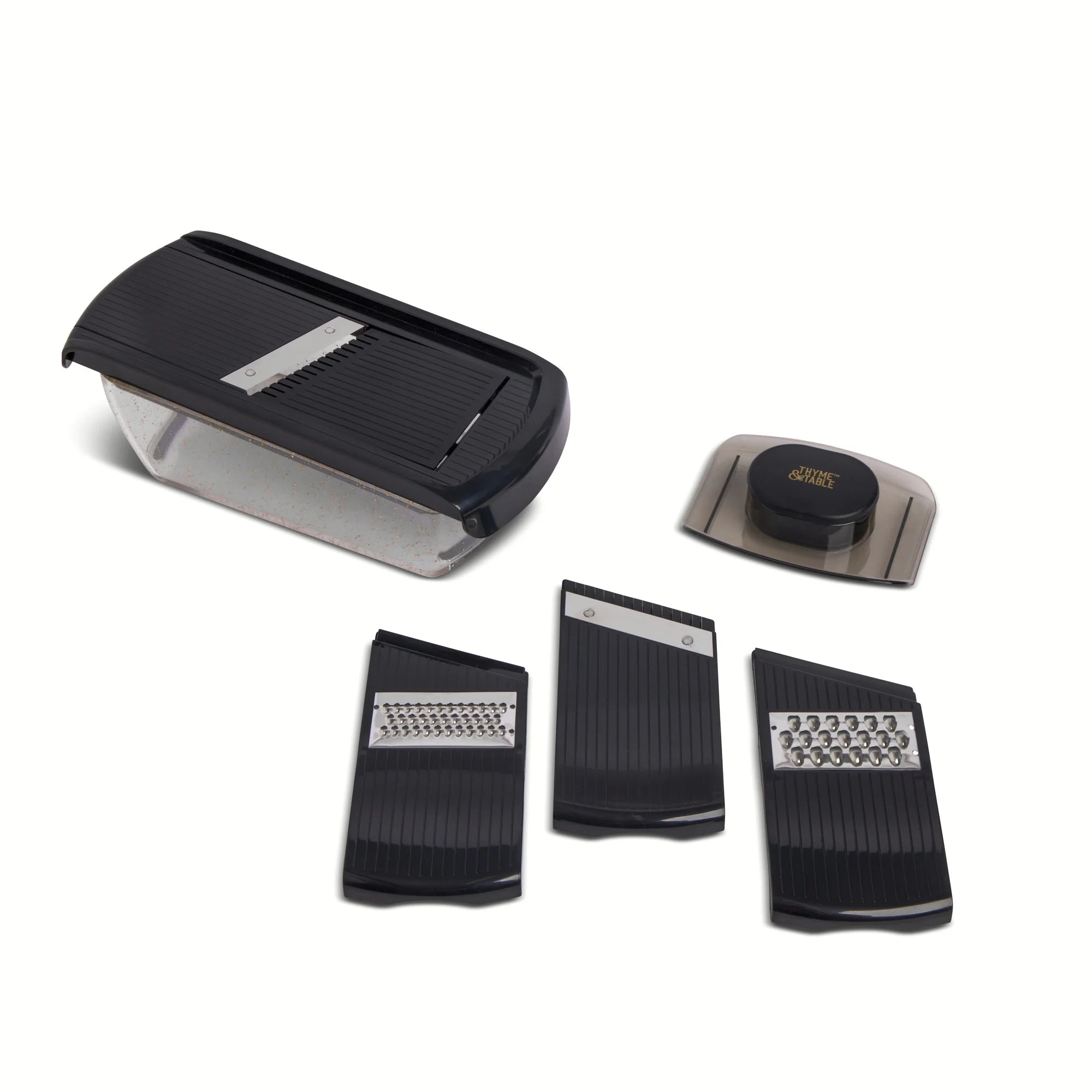 7-Piece Mandolin Slicer Set with 4 Stainless Steel Blades